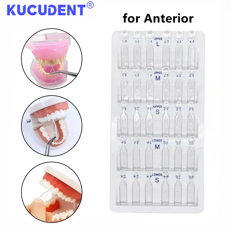 Teeth Whitening Moulds - 30 stks/set Tandvleugelmal Voorste Tanden Composiet