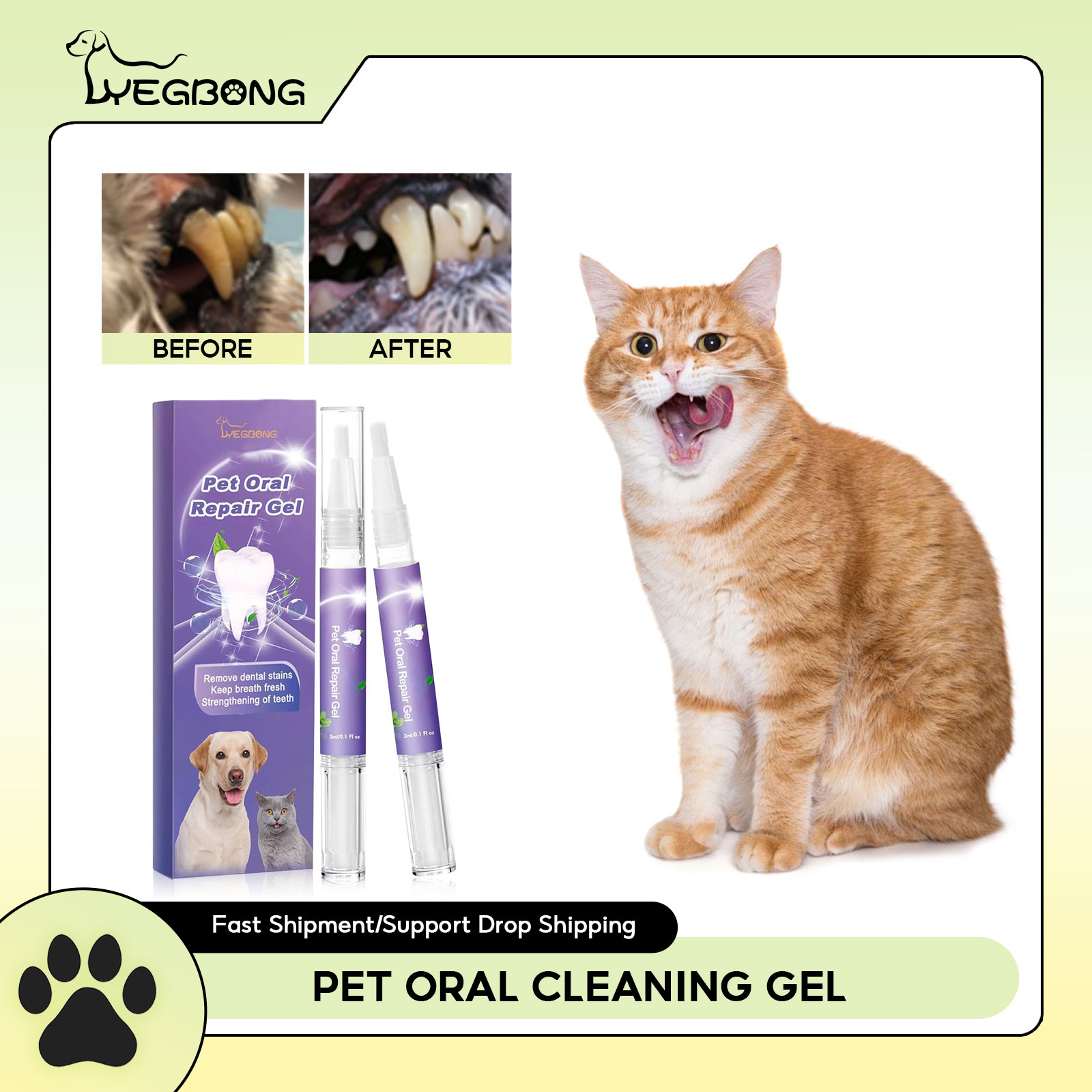 Teeth Whitening Near Me - Huisdier Orale Reparatie Gel Puppy Tandsteen