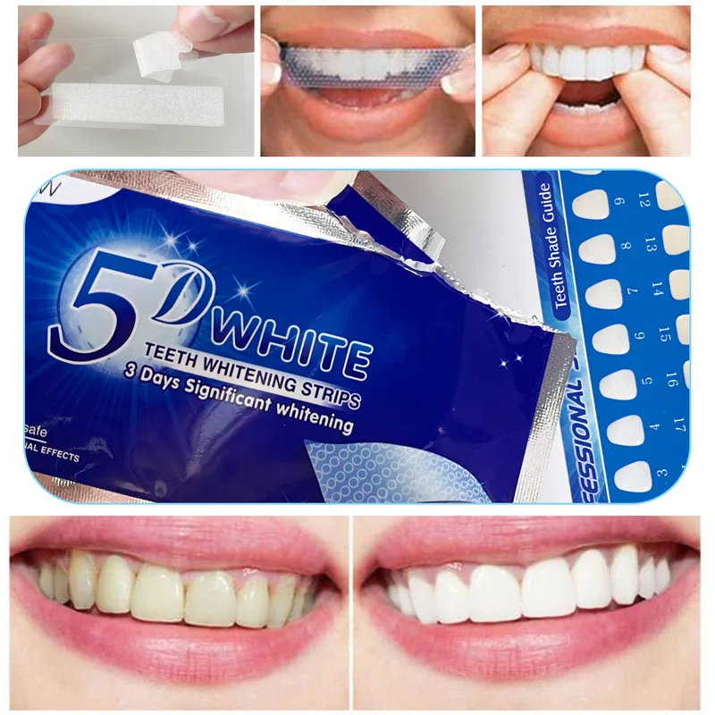 Teeth Whitening Near Me - 1-12 Stuks 5D Whitening Tanden Stickers