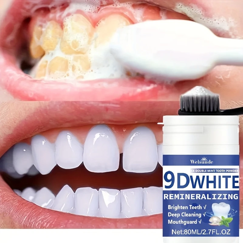 Teeth Whitening Near Me - 9D Wit Remineraliserend Hydroxyapatiet Tandpoeder, Tandbleekpoeder,