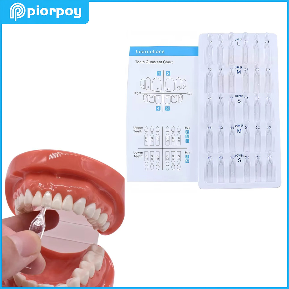 Teeth Whitening Kit - PIORPOY Tandheelkundige Composiet Hars Facings Schimmel