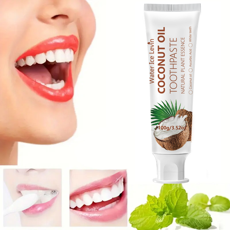 Teeth Whitening Mouthwash - Kokosolie Tandpasta 100g Natuurlijke Plantaardige Essentie