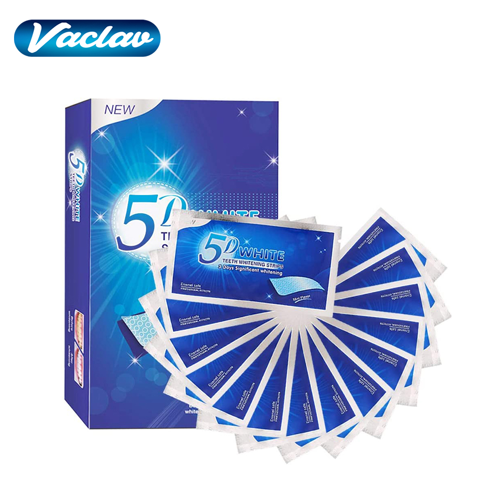 Teeth Whitening Near Me - 5D Witmakende Tandstrips, Whitening Gel, Witmakende