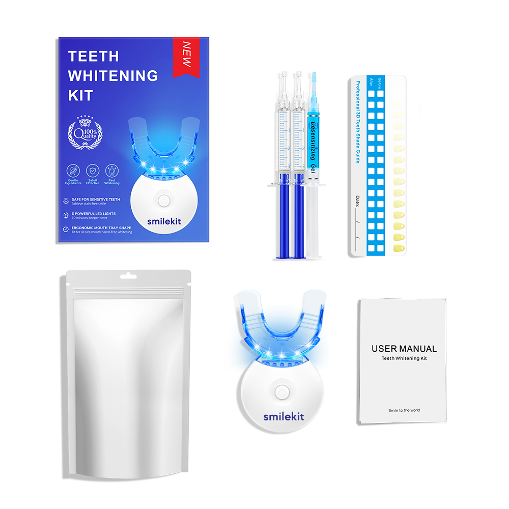Tandenbleekset - 5X LED-lichtt - Teeth Whitening Kit recensie en prijs