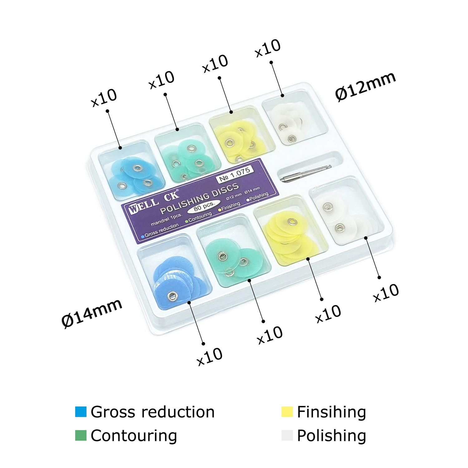 WELL CK 40/80 Stuks Tandheelku - Teeth Whitening Kit recensie en prijs