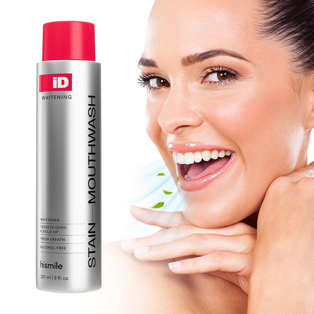 Hismile iD Alcoholvrije mondwa - Teeth Whitening Mouthwash recensie en prijs