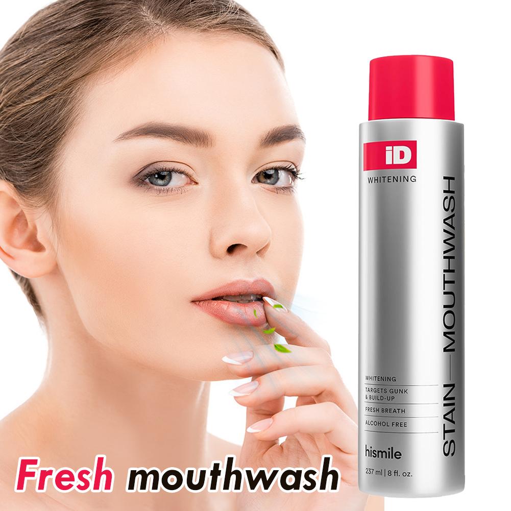 Hismile iD Alcoholvrije mondwa - Teeth Whitening Mouthwash recensie en prijs