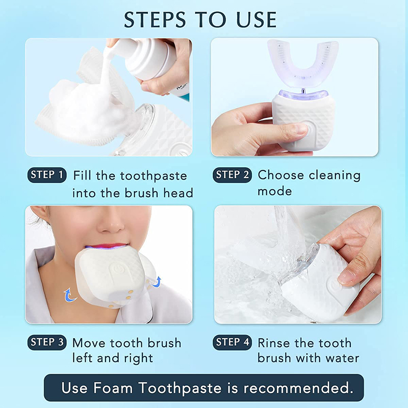 U-vormige oplaadbare lamp voor - Teeth Whitening Kit recensie en prijs