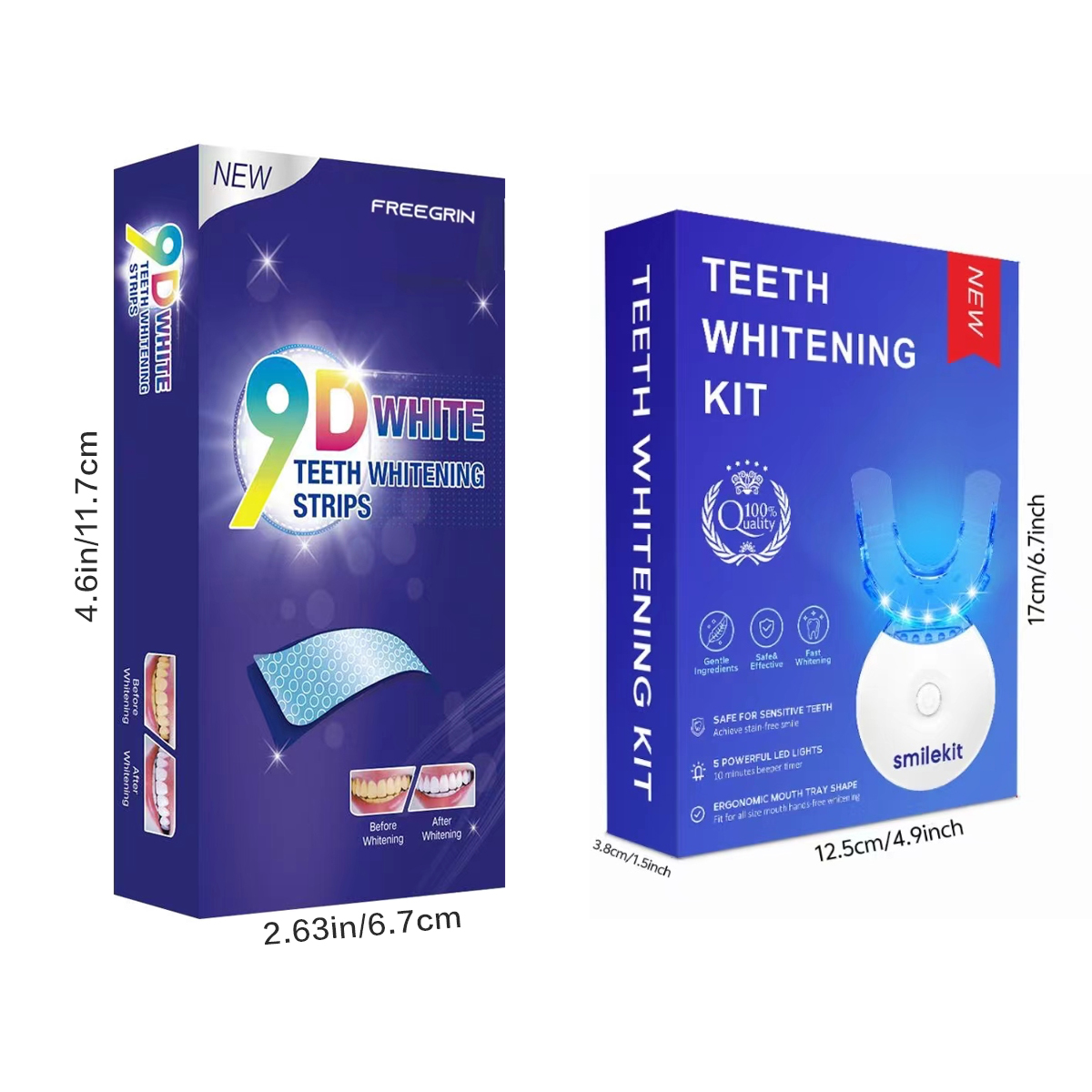 Tandenbleekset - 5X LED-licht  - Teeth Whitening Kit recensie en prijs