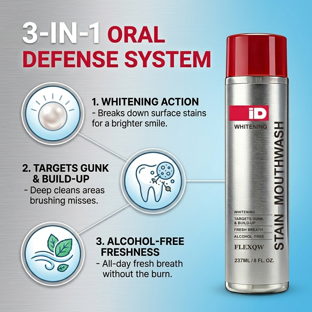 Hismile ID Whitening Stain Mon - Teeth Whitening Mouthwash recensie en prijs