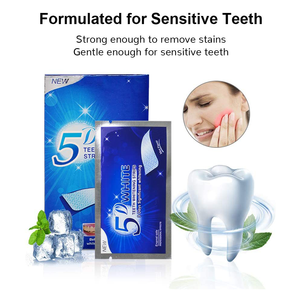 5D Witmakende Tandstrips, Whit - Teeth Whitening Near Me recensie en prijs
