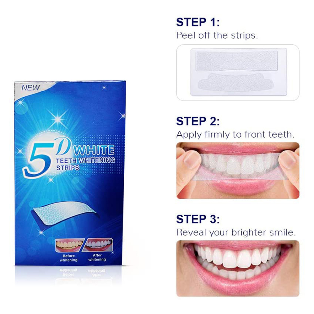 5D Witmakende Tandstrips, Whit - Teeth Whitening Near Me recensie en prijs