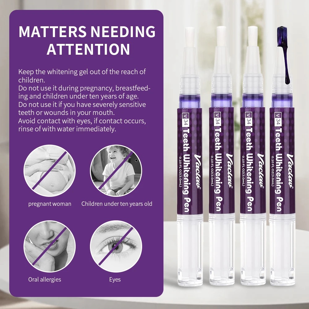 Vaclav V34 paarse tandbleekgel - Teeth Whitening Near Me recensie en prijs